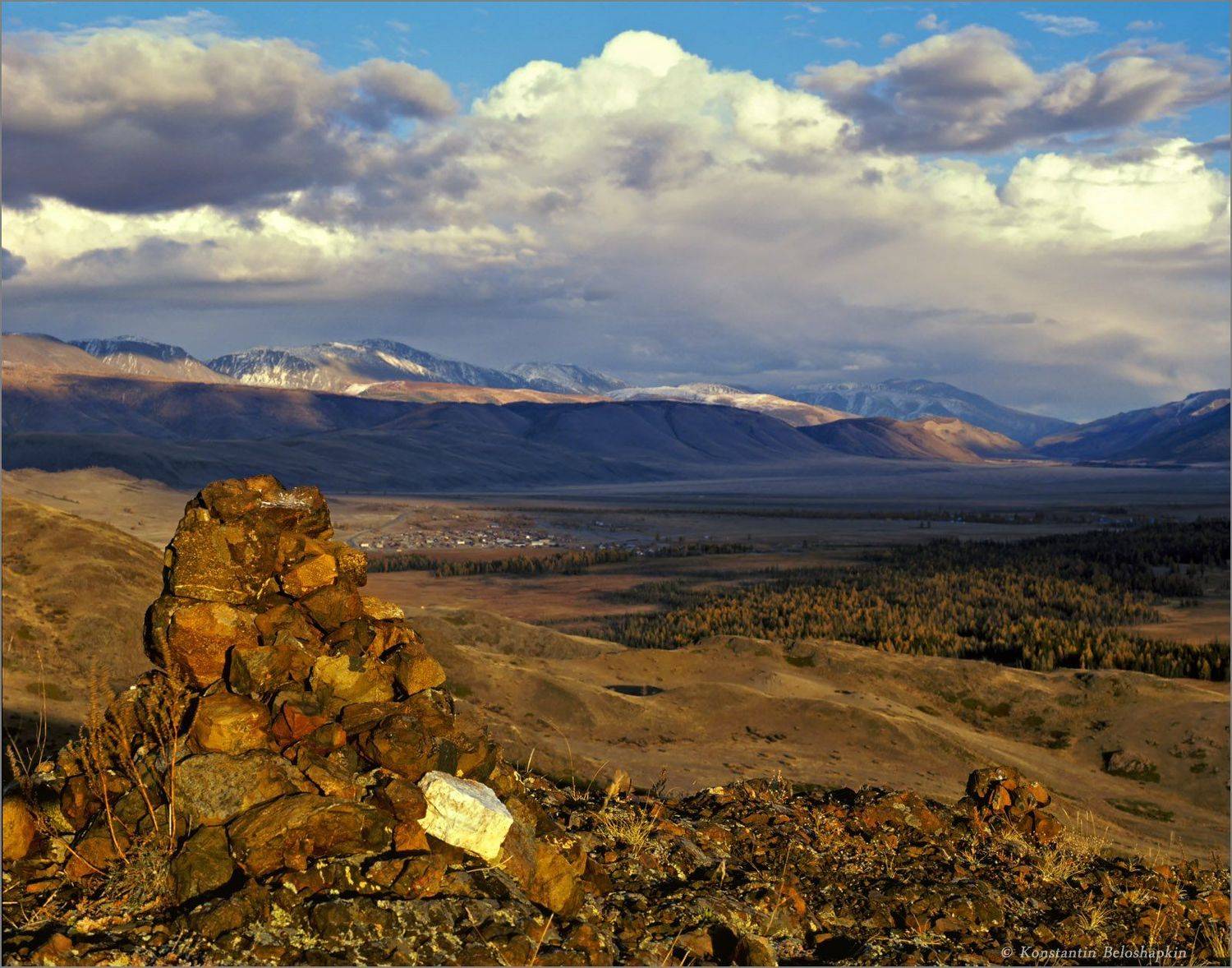 алтай, курай, осень, Константин Белошапкин