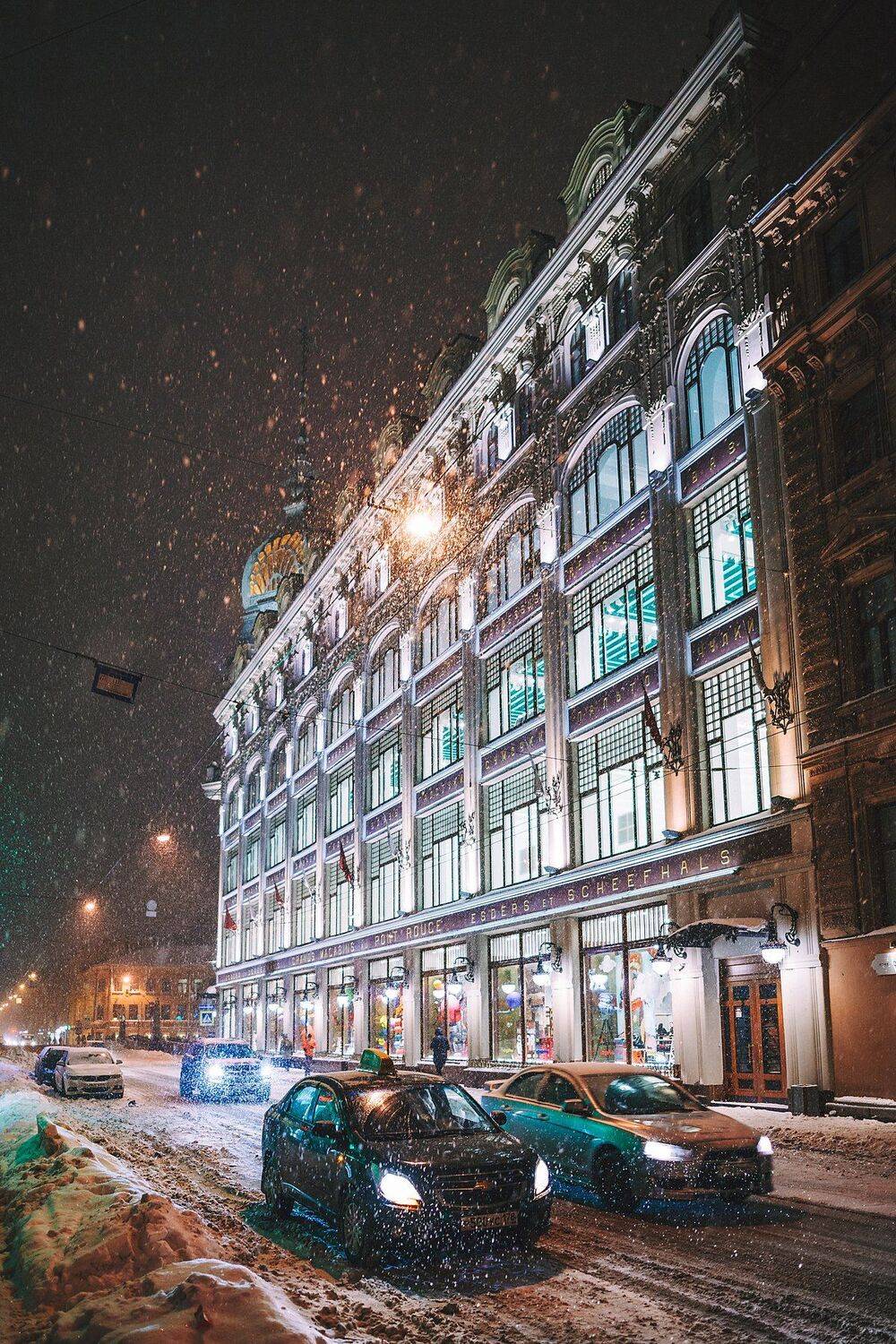 город, зима, снег, Андрей Михайлов