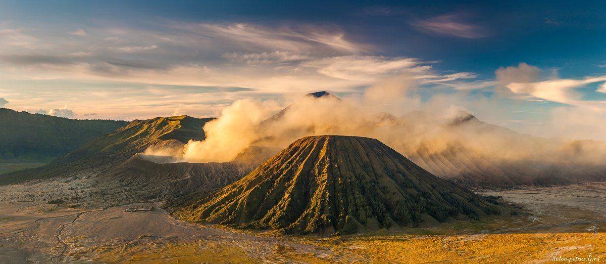 индонезия, вулкан, бромо, рассвет, Антон Петрусь