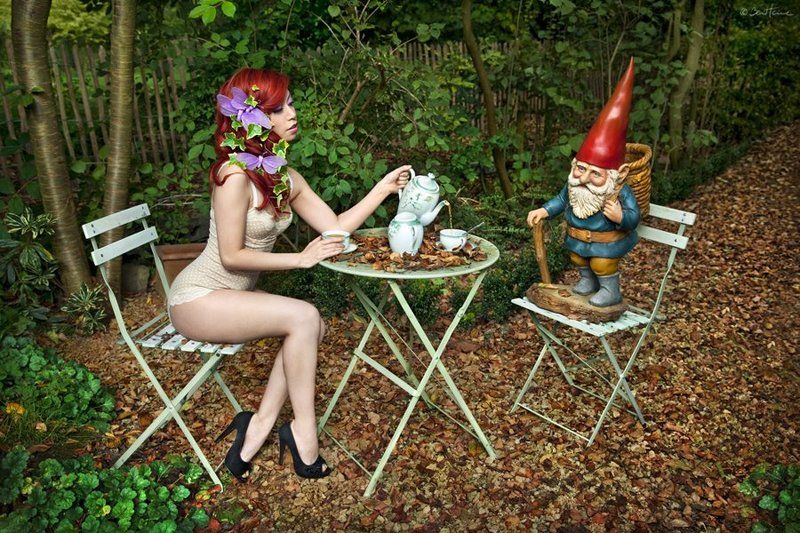 carolinemadison, portrait, beauty, body , redhair, redhead, dwarf, fairytale, teatime Little Friend фото превью