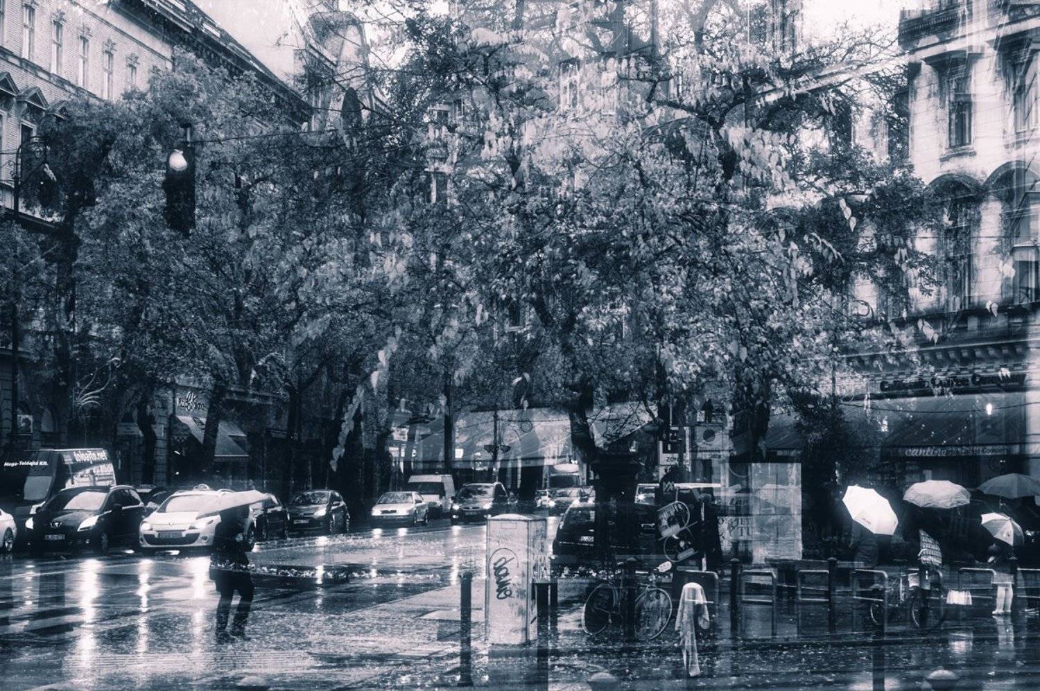 мультиэкспозиция, настроение, город, valeko