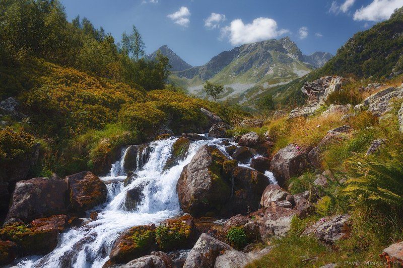 Архызский микроводопадик фото превью