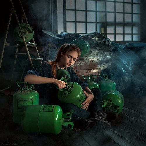 Worker repair shop