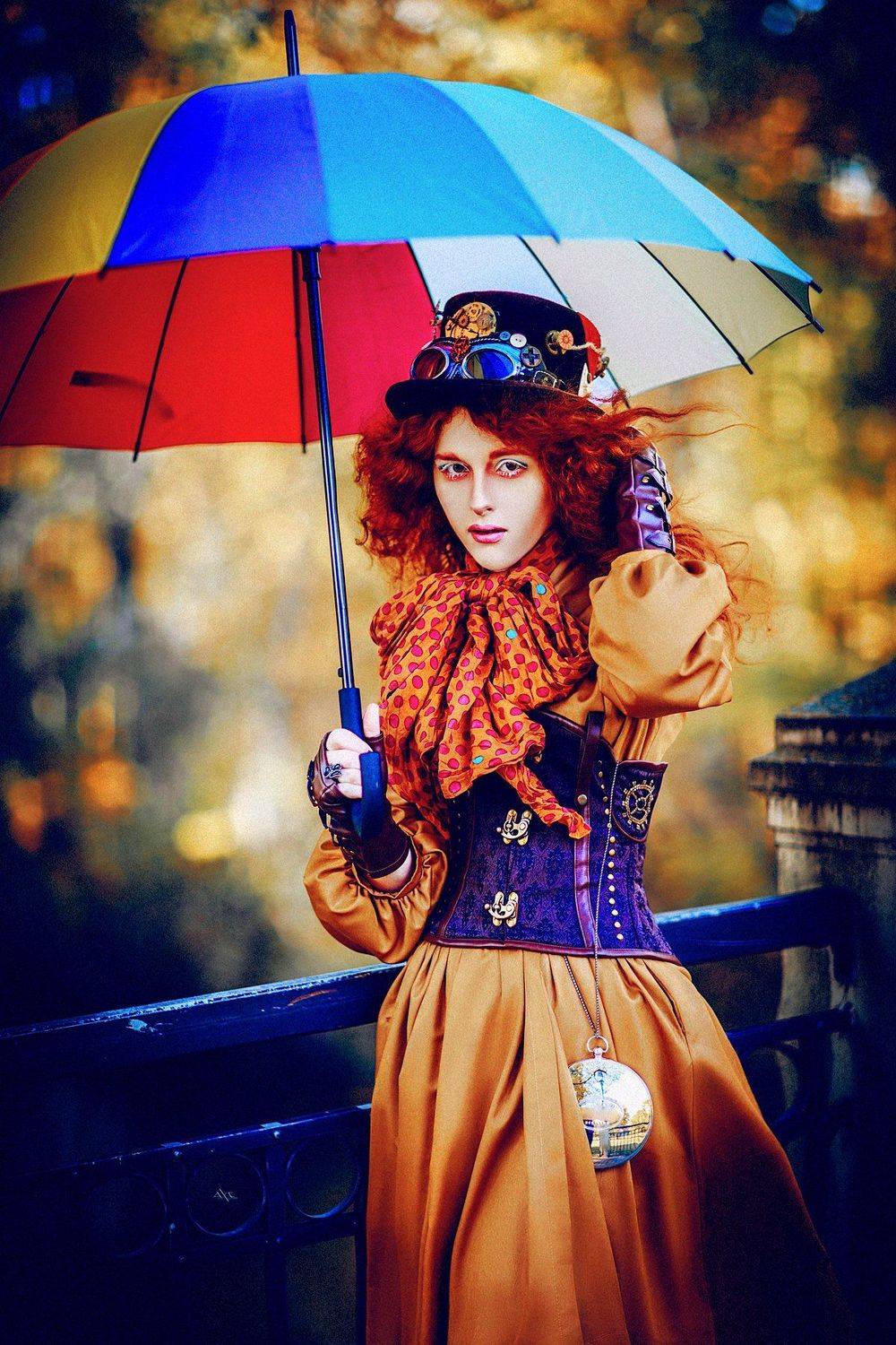 woman, portrait, bodyart, madhatter, Руслан Болгов (Axe)