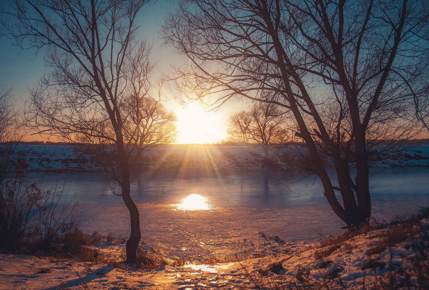 Вдохновение. Автор: Екатерина пейзаж, природа, осень, ноябрь, закат, Екатерина