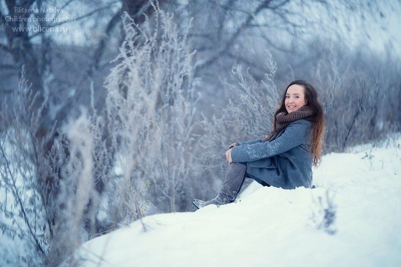 дети, зима, мороз, снег,семья,  Зима. фото превью