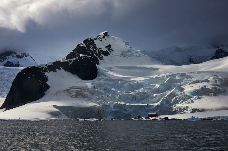 snow, ice, ocean, rock, almirante brown station Wild and beautiful фото превью