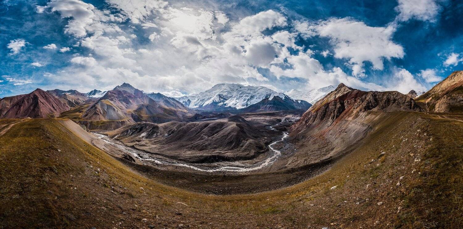 памир, панорама, памиро-алай, пик ленина, ачик-таш, горы, Evgeniy Khilkevitch