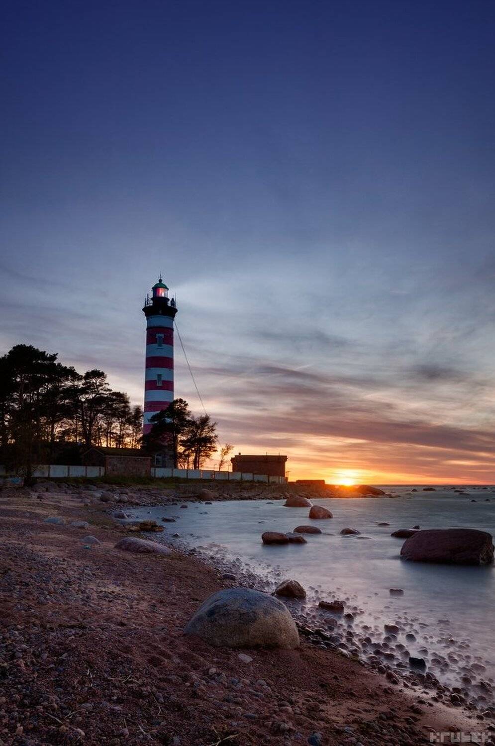 маяк, шепелевский, финский залив, закат, KrubeK