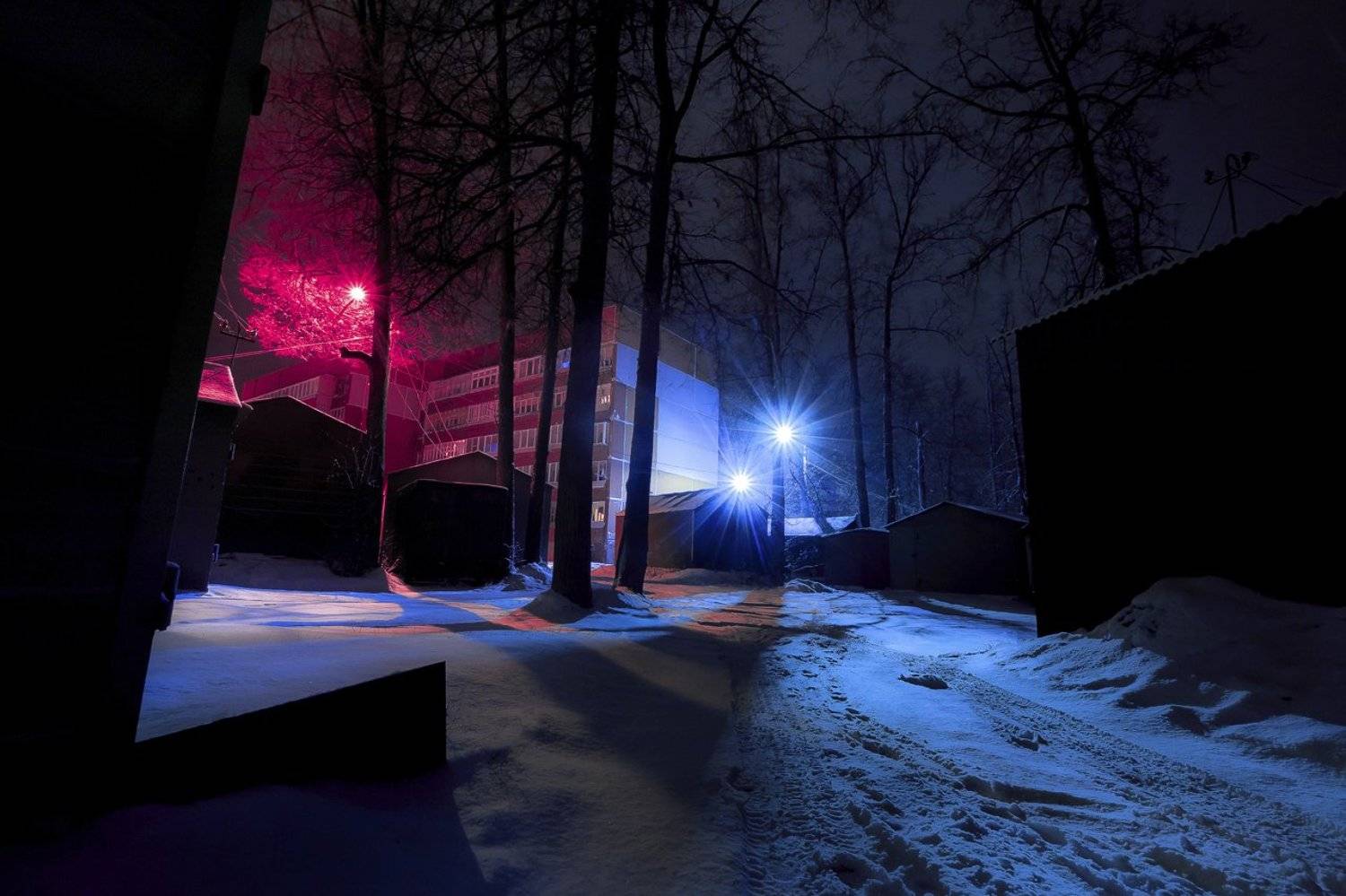 россия, тула, город, ночь, зима, снег, фото, пейзаж, природа, цвет, Сергей Зимин