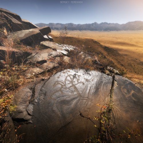 Петроглифы Баян-Журека.