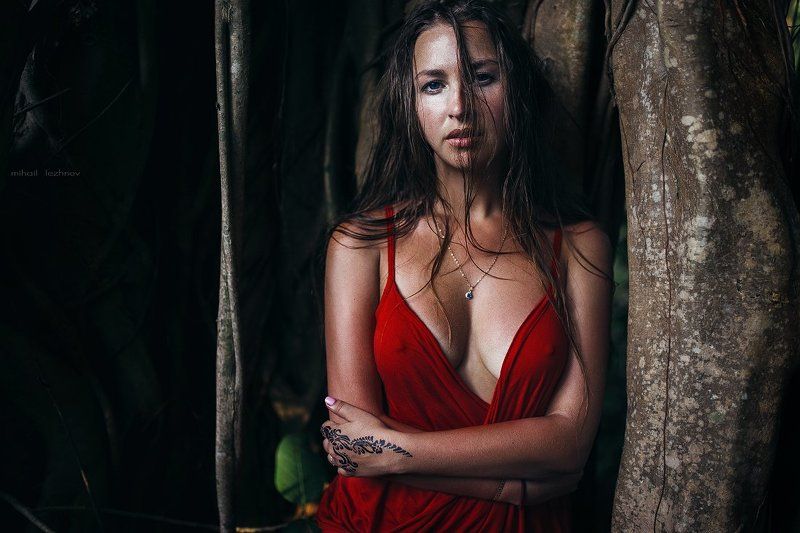девушка джунгли портрет Marina фото превью