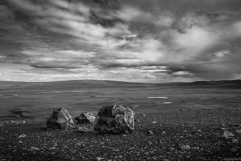 Исландия чб   Исландский дзен фото превью