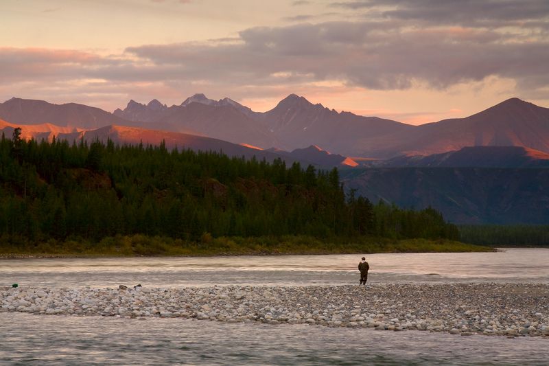 якутия, индигирка, хребет черского Уединение фото превью