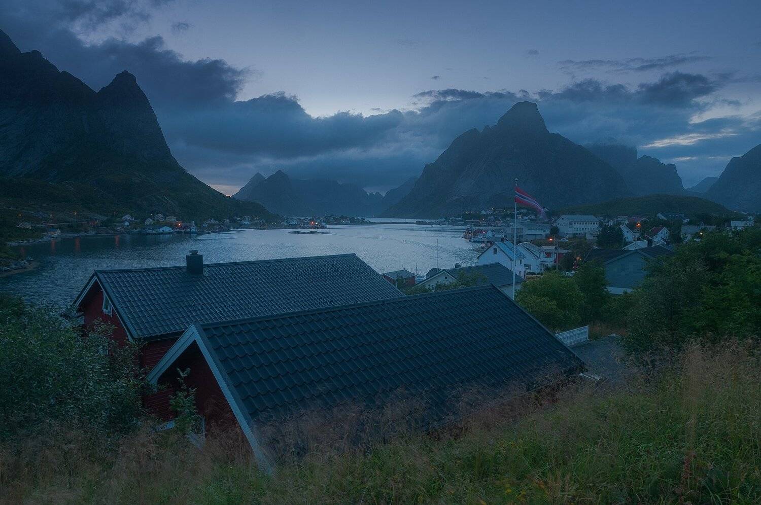 белая ночь, рейне, лофотоны, Норвегия, Казаков Петр