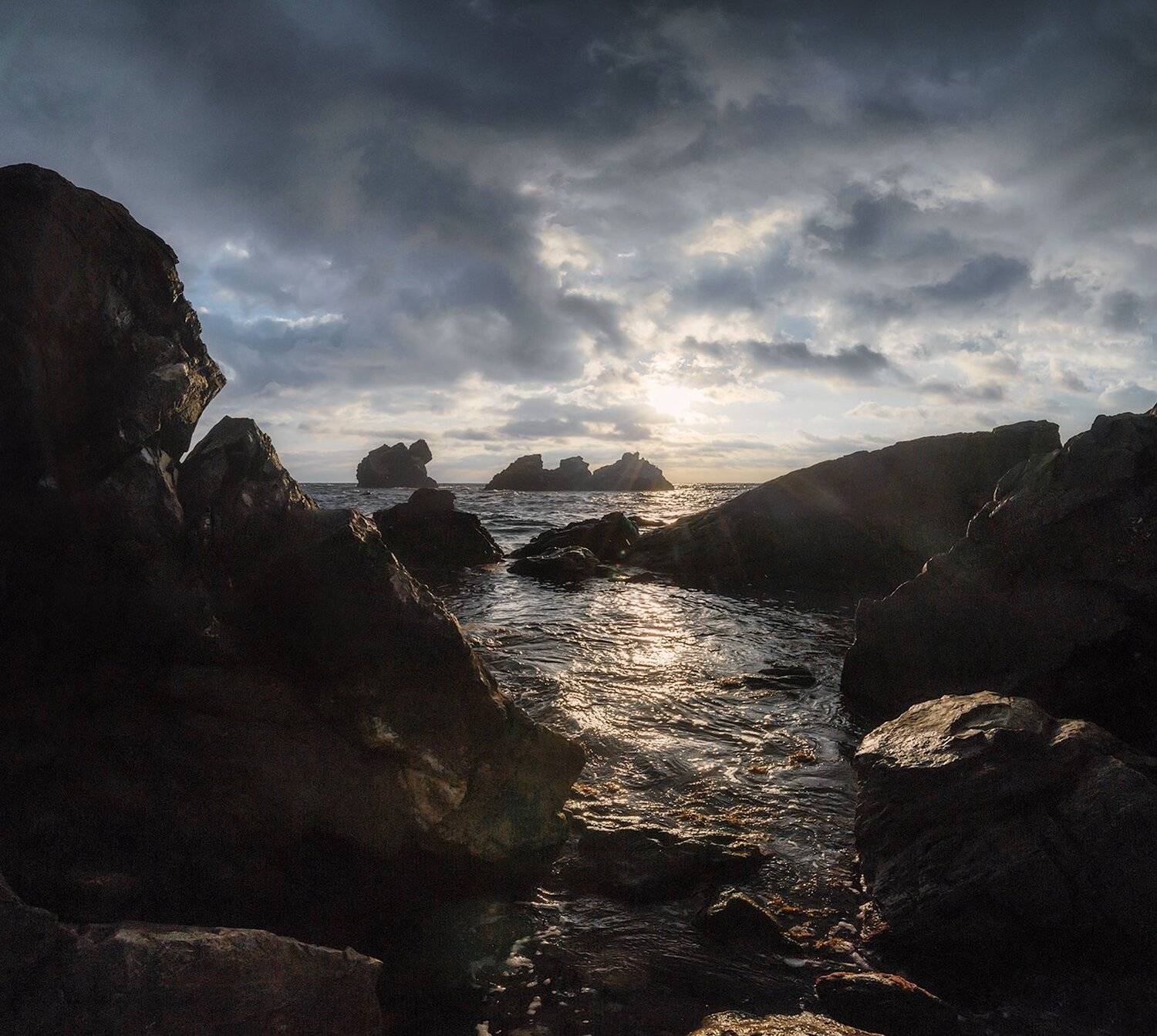 море, рассвет, облака, океан., Кушнир Дмитрий