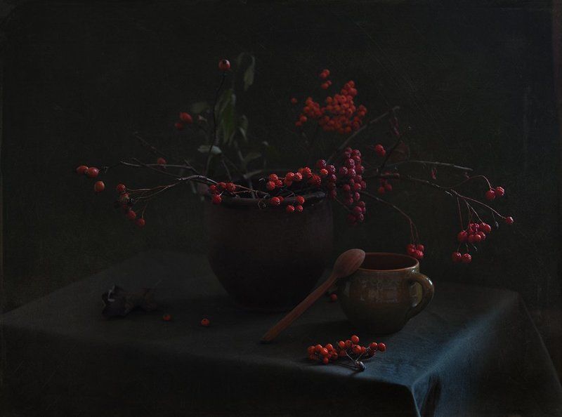 рябина, шиповник,  Красна ягода... фото превью