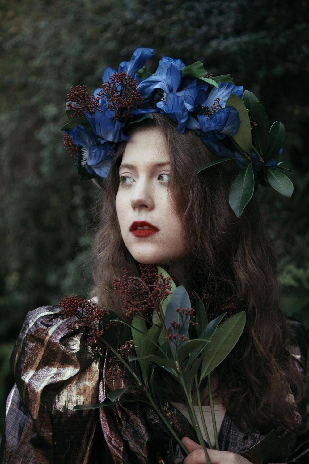 dream, girl, nature, pre-Raphaelite, painting, fairy, princess, Sara