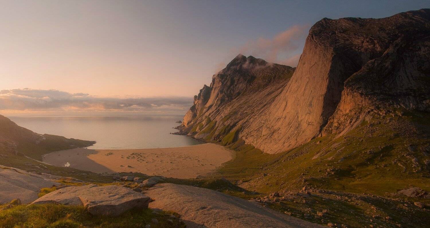 лофотены, норвегия, пляж, Казаков Петр