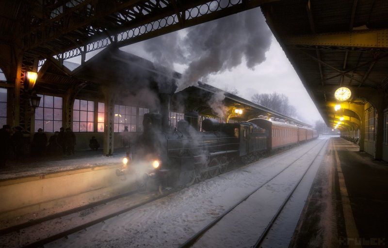 витебский, вокзал, паровоз Полярный экспресс фото превью