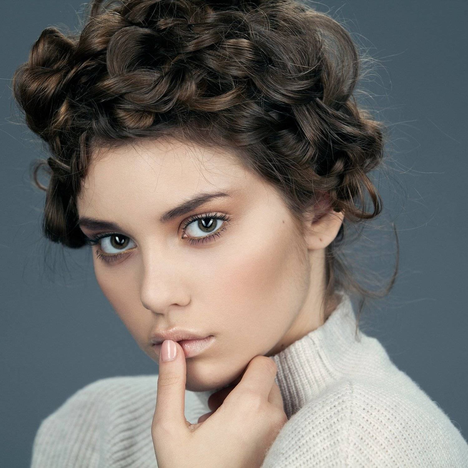 девушка, портрет, взгляд, бьюти, модель, глаза, блики, кудри, Сотников Иван