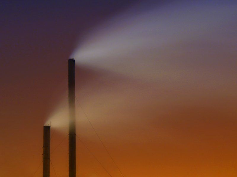 пейзаж,индастри,город Курильщики фото превью