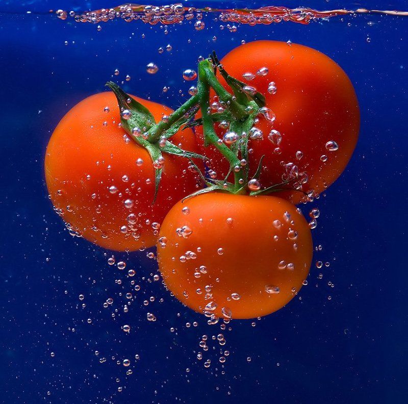 вода, помидоры, помывка, витамины Все принимайте витамин... или мойте овощи перед едой... фото превью