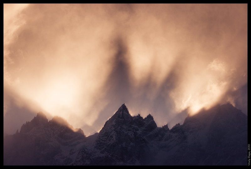 горы, путь,  странник,  свобода, восход, снега, альпы,  пик,  шамони,  освобождение Горная корона фото превью