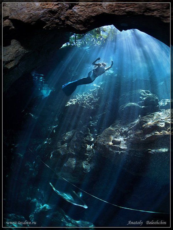 mexico, underwater, photo, cave, chak, mool, anatoly, beloshchin, nude, &, fashion, seacam, canon, 5d, mark, ii Тне Mermaid (Русалка. Подводное фото) фото превью