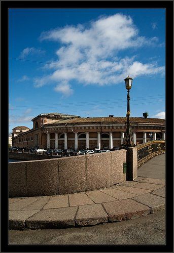 Простая цветная питерская зарисовка