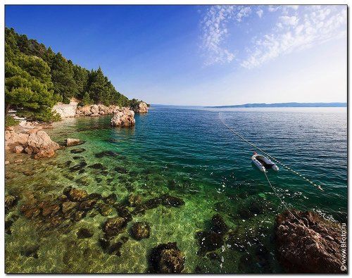 Брела, Хорватия, Адриатическое море
