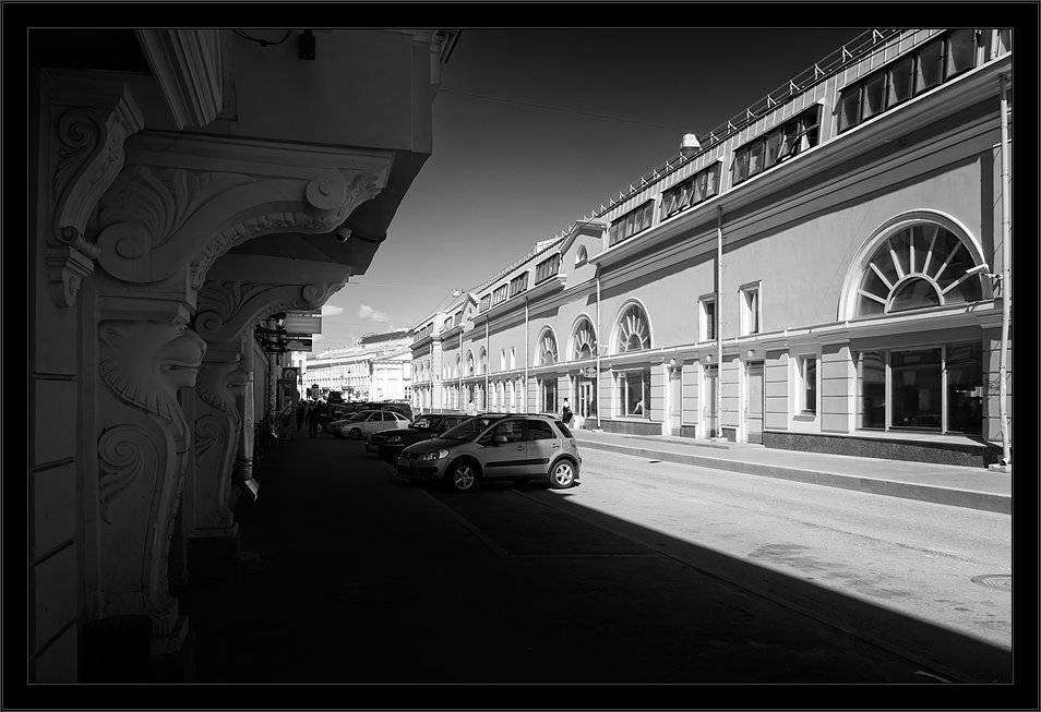 петербург, центр, думская, чб, лето, Kirill Shapovalov