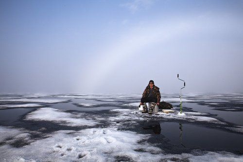Под крышей радуги.(Вот так мы рыбачим)))
