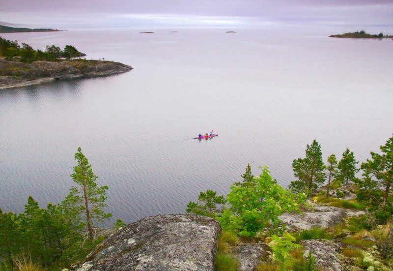 Пересечь Ладогу на байдарке фото превью