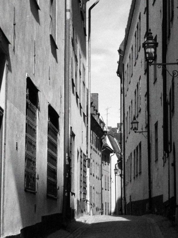 стокгольм, утро, май утро в Старом городе фото превью