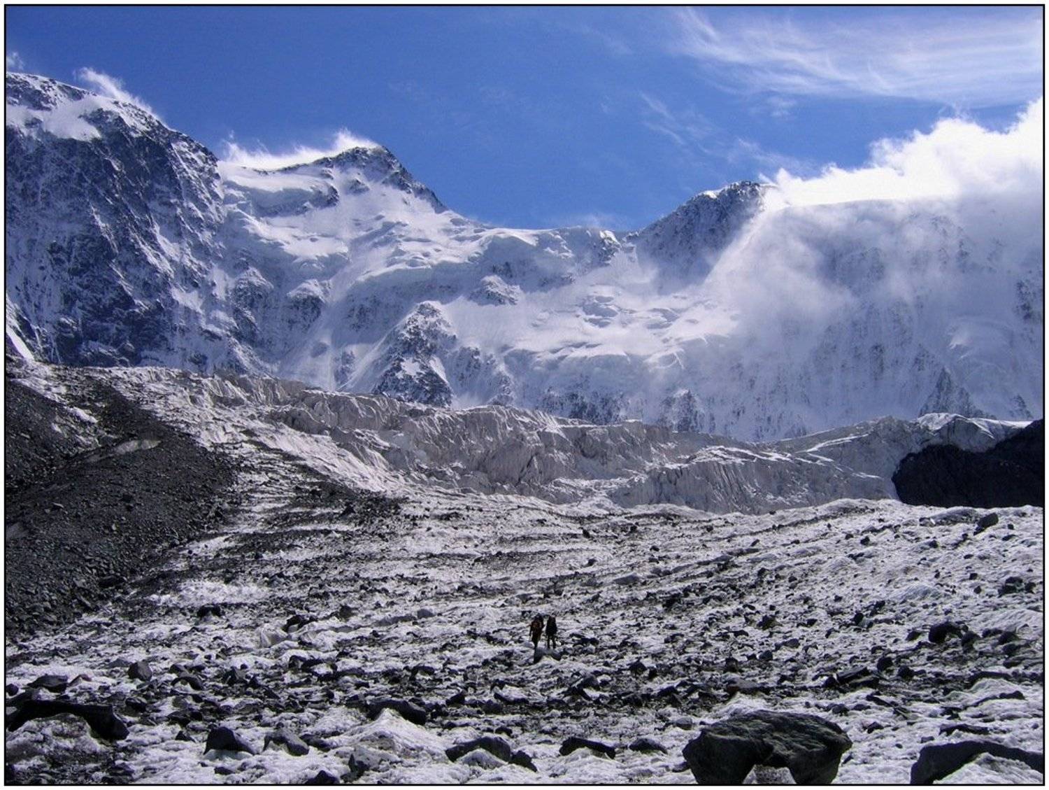 алтай, белуха, аккемская стена., Валерий Неудахин