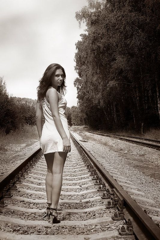 railway, железная, дорога, пути однаЖДы на ж/д фото превью