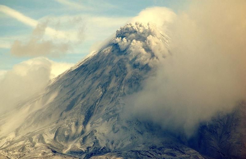 камчатка, вулканы, извержение. Я жив. фото превью