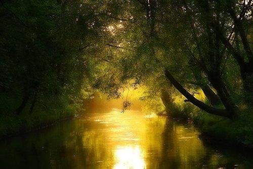 Летний закат на Яузе