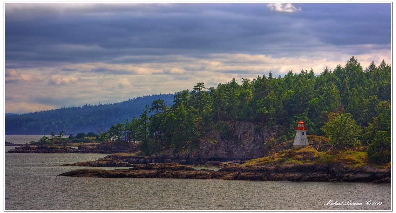 маяк, острова, тихий, океан, Michael Latman