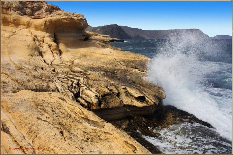 море, скалы, чайки Из цикла  Пейзажи  Андалуси фото превью