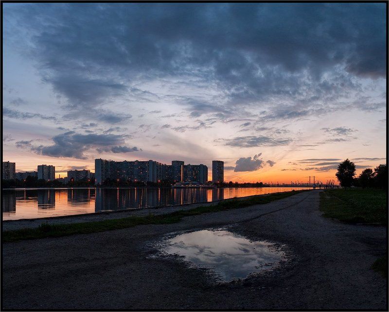 Летний закат в Печатниках фото превью