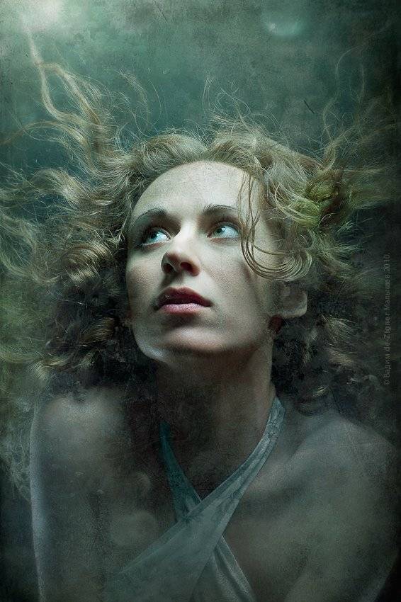 глубина, волосы, девушка, коллаж, de-zigner, Вадим