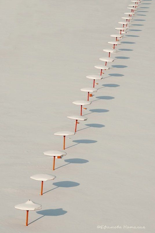 зима, пляж Городской пляж фото превью