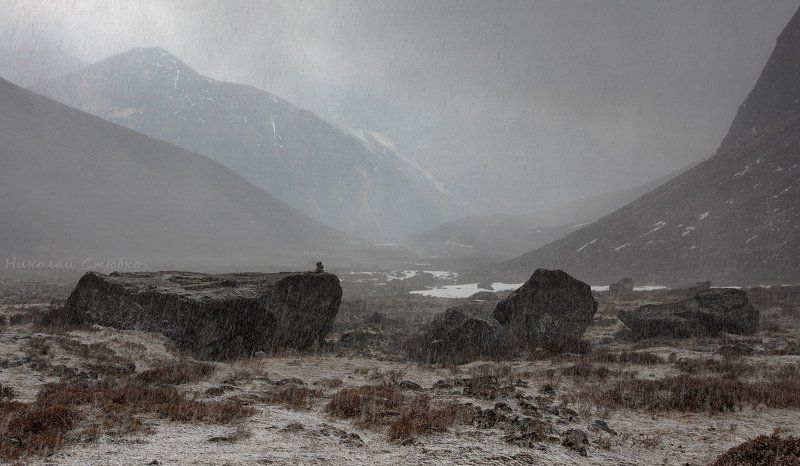 Снегопад фото превью