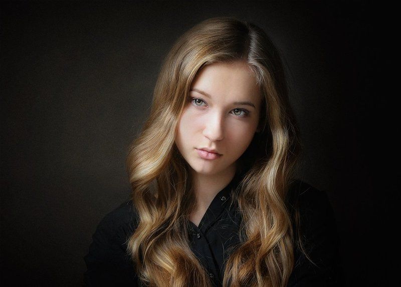 портрет, студийный портрет Наташа фото превью