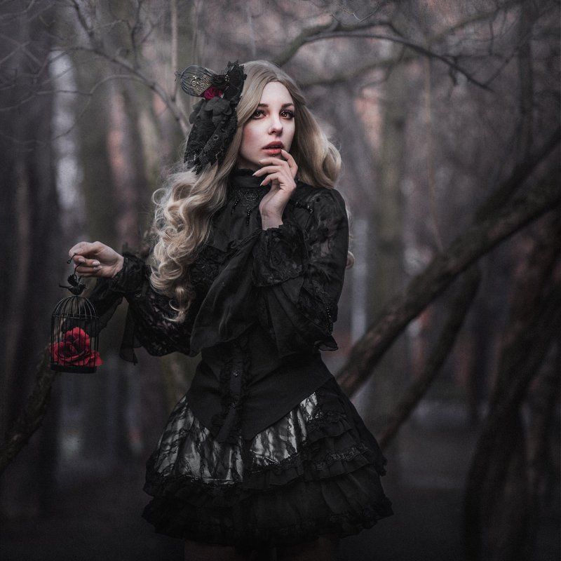 lolita goth portrait Satsu фото превью