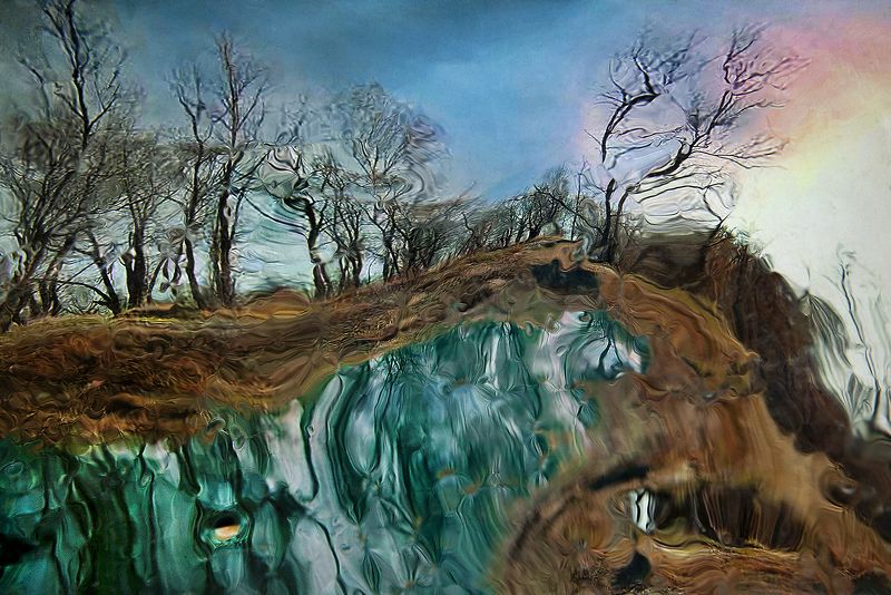 гибкое, зеркало Фотаж фото превью