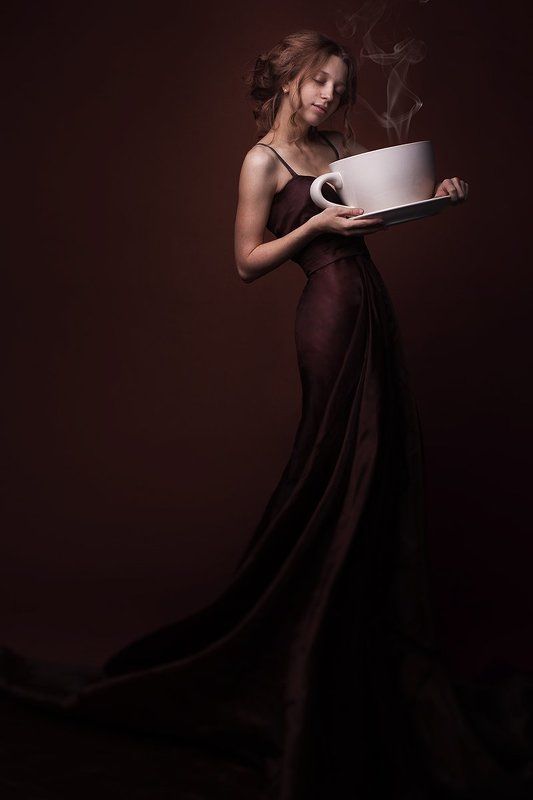 Кофе. Люблю утром выпить одну маленькую чашечку. фото превью