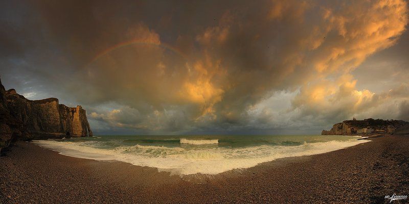 франция,france,étretat Оранжевое предупреждение фото превью